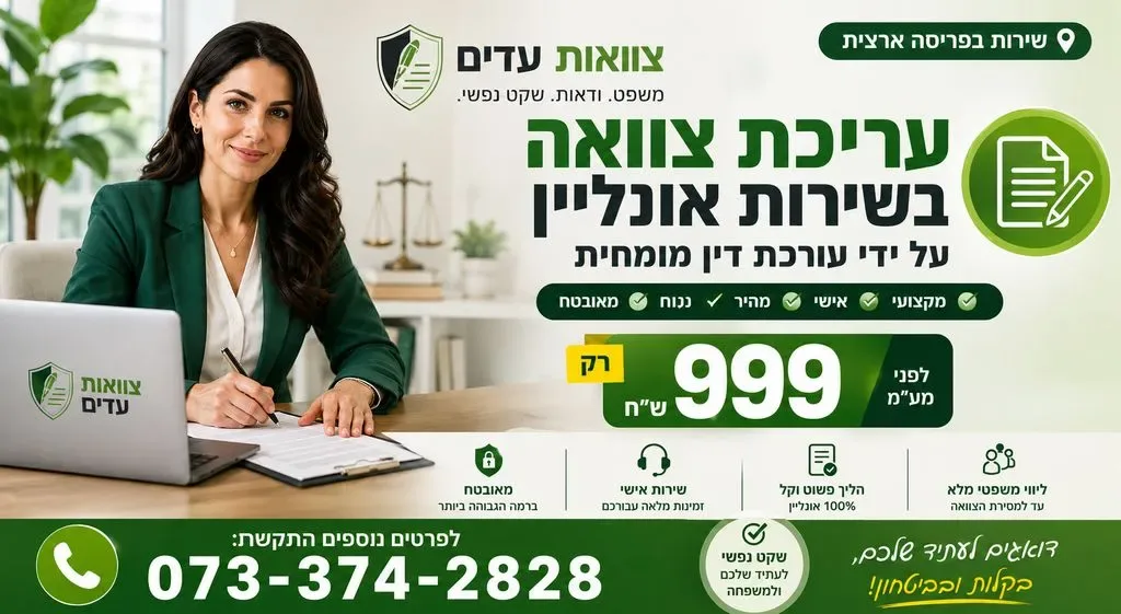 עריכת צוואה